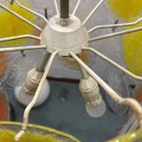 Murano Glass Disc Snowflake Chandelier 1960’s