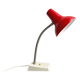 Large Mid Century red SIS desk lamp