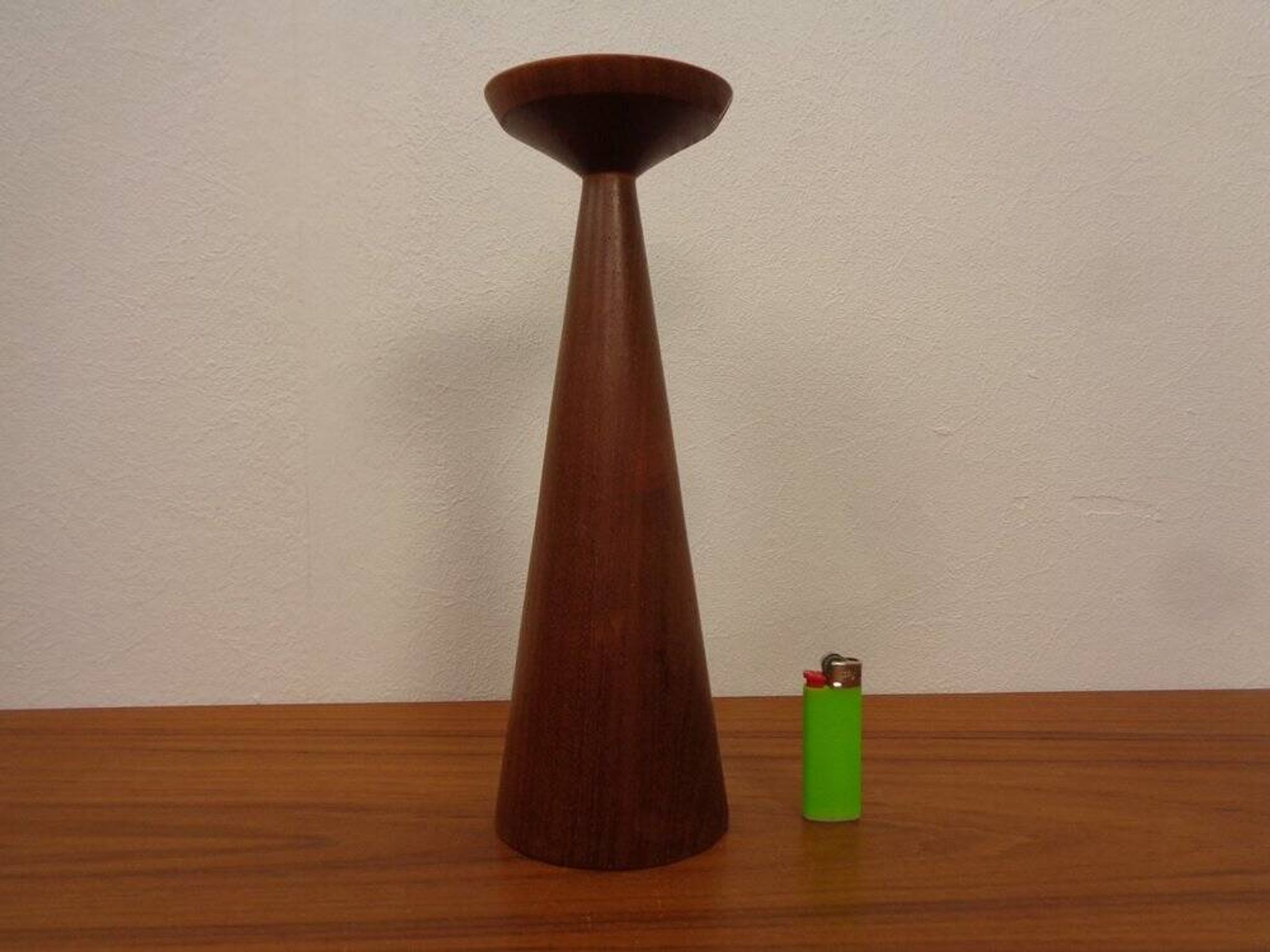Large Teak Candleholder from Anri Form, Italy, 1960s