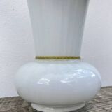 White opaline vase