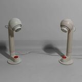 Set of space age Osram desk lamps by Schlagheck, 1977