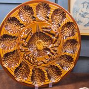 Oyster service Atelier du Revernay France – Vintage Barbotine