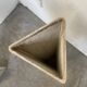 Planters jardinières fibrociment triangulaires