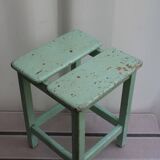 Wooden workshop stool