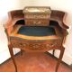 Small desk in marquetry & bronze (19th century)