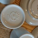 Gold pattern porcelain coffee cups