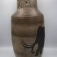 Saint clement ceramic vase with rock decoration 1950/60 38 cm