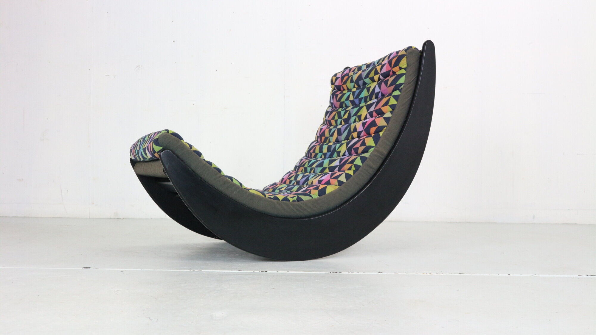 Verner Panton "Relaxer 2" Rocking Chair by Rosenthal, 1970s Denmark