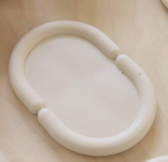 Jesmonite pocket empty oval shape