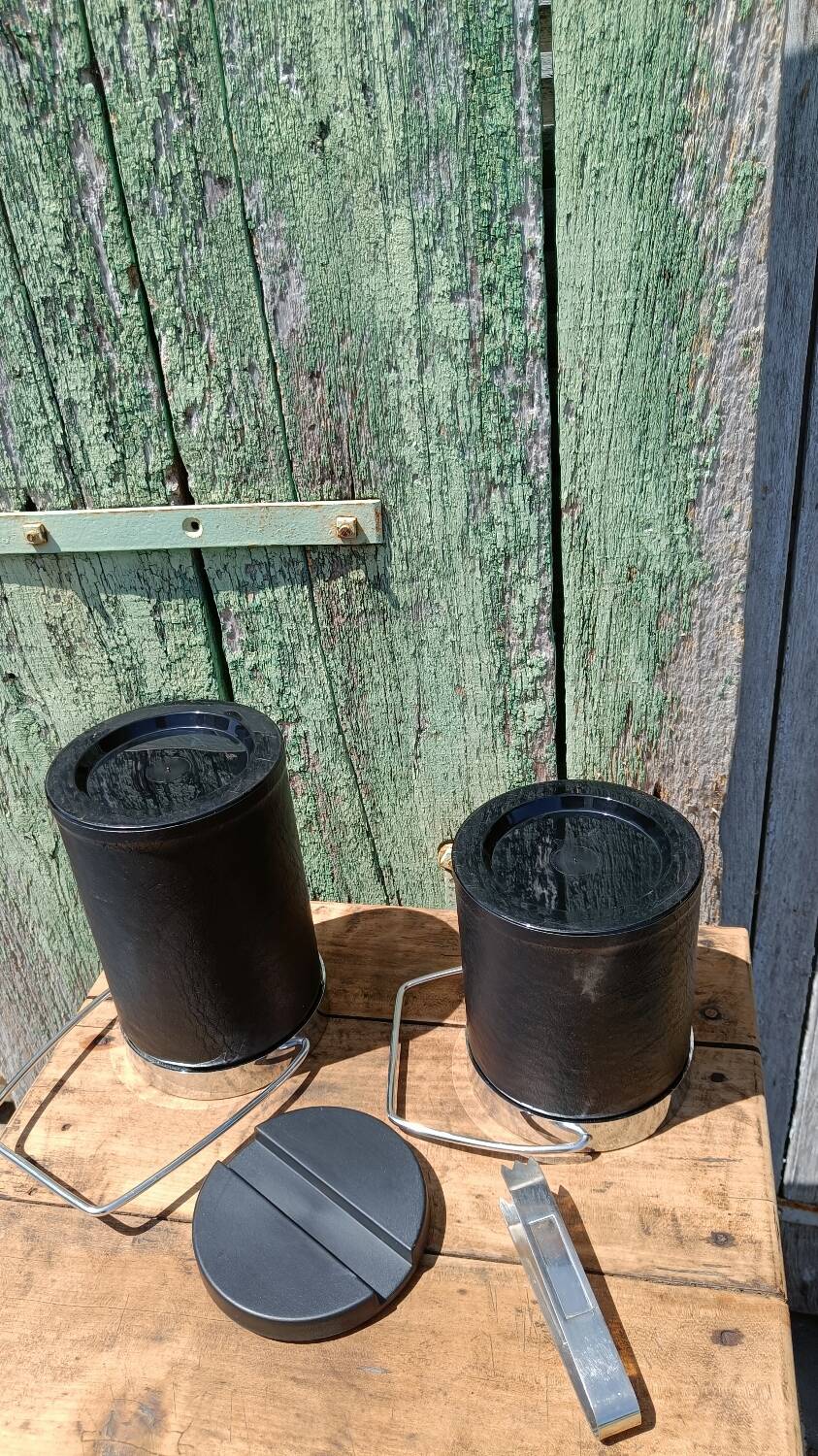 Vintage champagne bucket and ice bucket