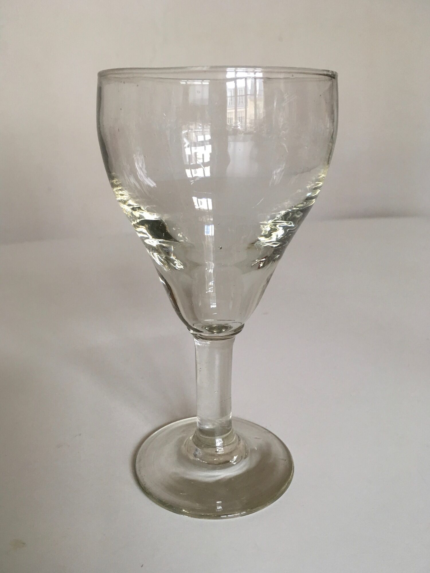 series of 6 walk glasses from bistro counter 50s