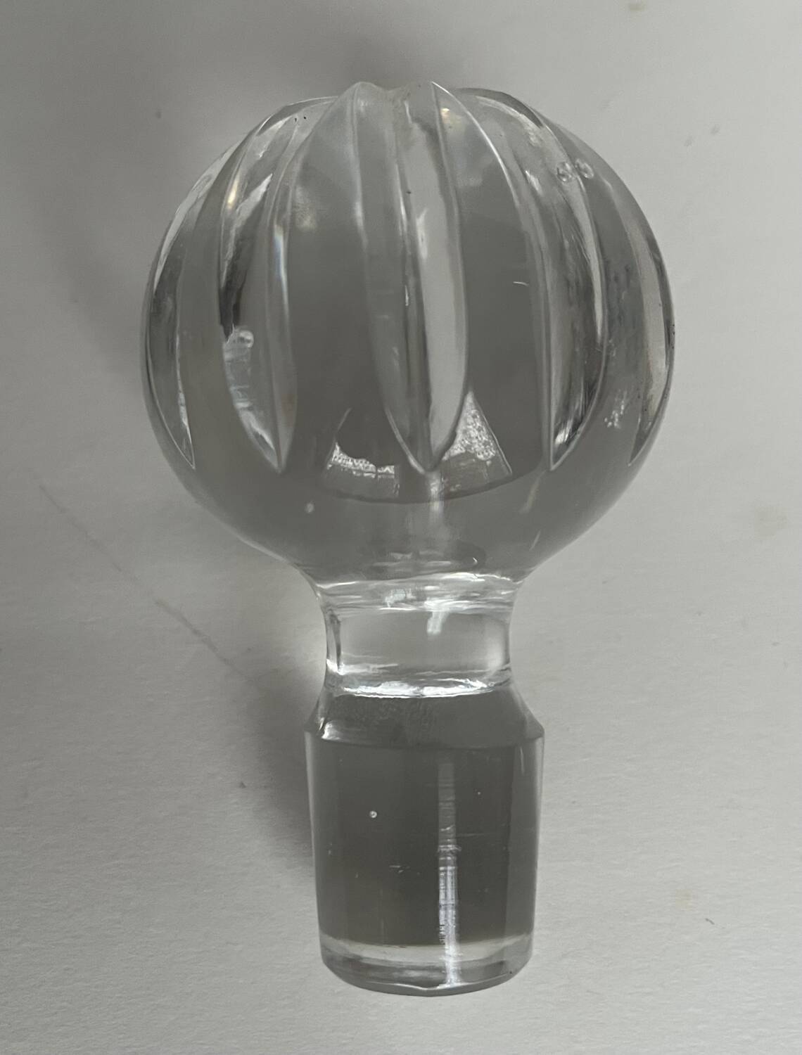 Cut crystal carafe