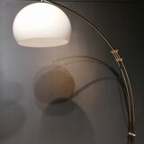 Arc floor lamp with marble foot, 60s