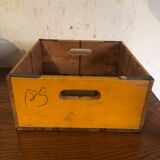 Old crate of old wooden coca cola