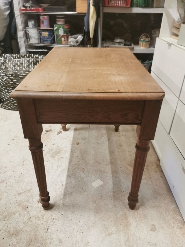 Table bureau bois massif naturel