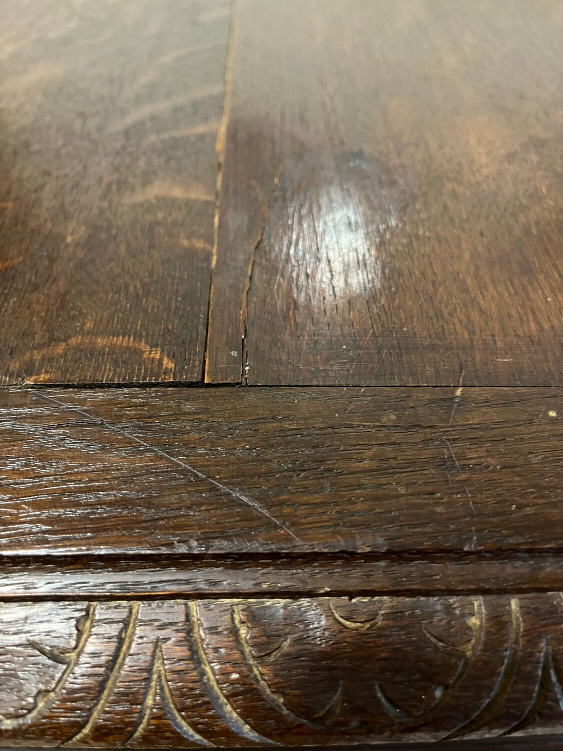 Console or turned wooden service table