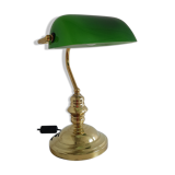 Green banker lamp