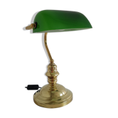 Lampe de banquier verte