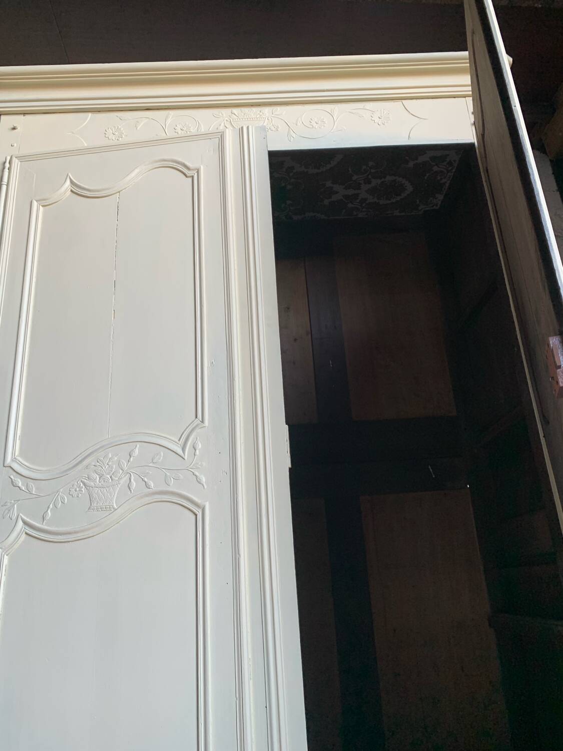 19th Century Bride's Armoire, Dismantlable