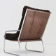 Vintage Space Age chrome armchair by Gillis Lundgren 1970s