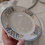 Castre earthenware flat plates, September model