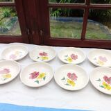 8 hollow plates old caps