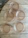 Set of 6 vintage Arcoroc rosaline dessert plates