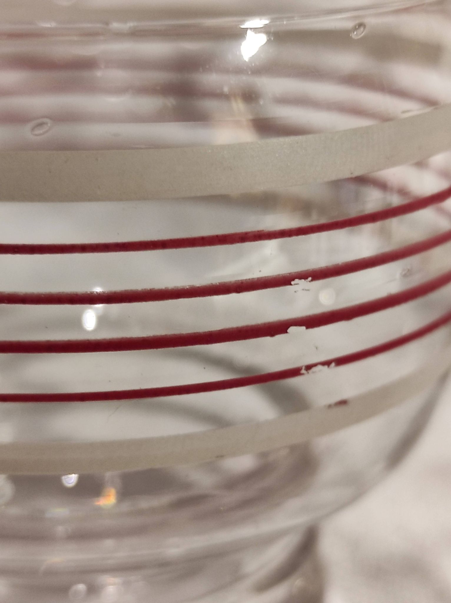 Ensemble de six verres français vintage à liqueur