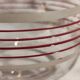 Set of six vintage French glasses for liquor