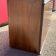 Vintage wooden and aluminium commode made in France, 70s.