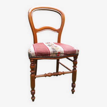 Antique chair Louis-Philippe in cherry wood