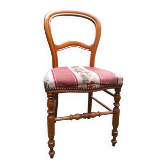 Antique chair Louis-Philippe in cherry wood