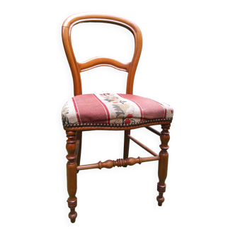 Chaise ancienne Louis-Philippe en merisier