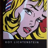 Large Poster Roy Lichtenstein - Girl with Hair Ribbon - 2003