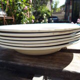 6 assiettes creuses HBCM