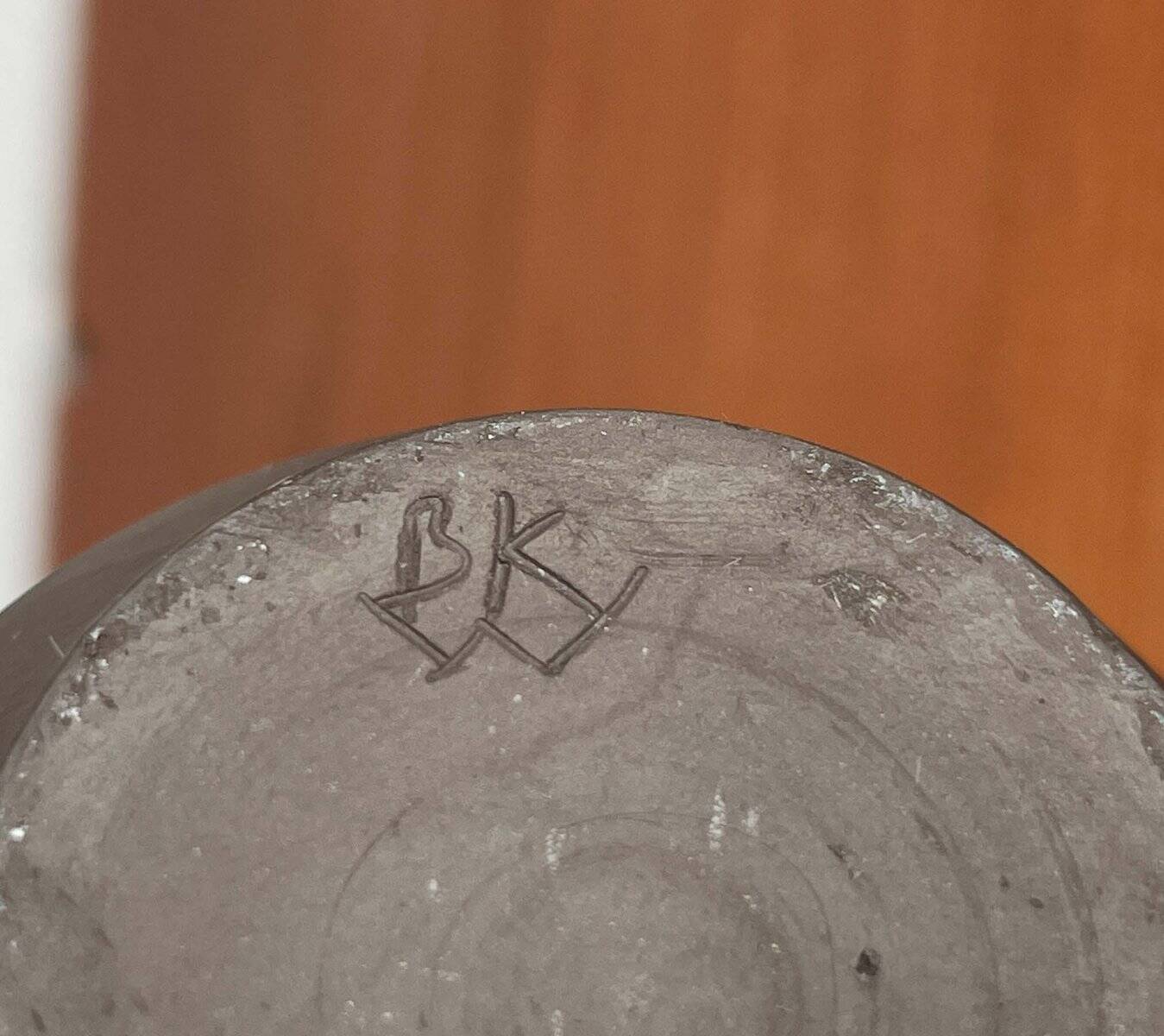 Mid-Century Modern German Studio Pottery Minimalist Vase from BKW Böttger Keramik Wandsbek, Hamburg, 1960s