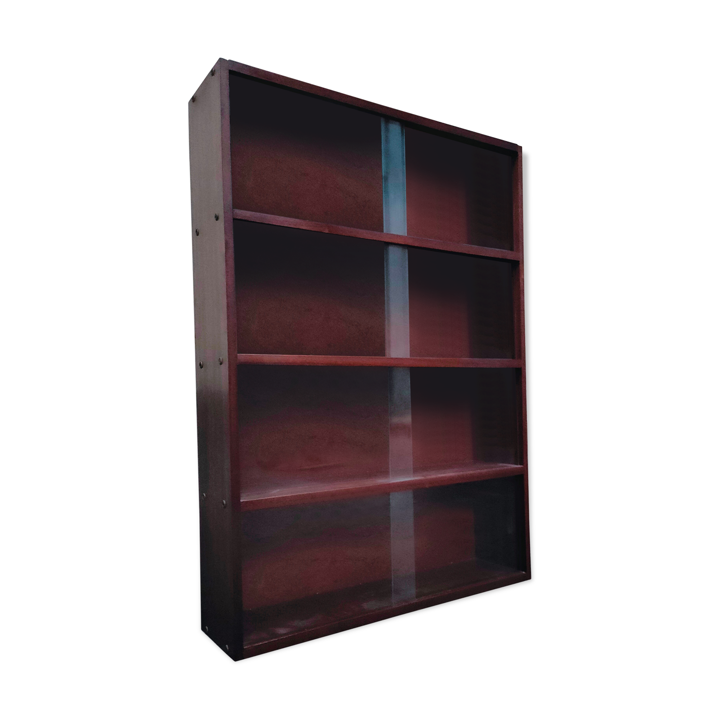 Vintage library showcase