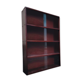 Vintage library showcase