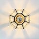 Mid-Century Glass Ceiling Light from Limburg, Germany, 1960s