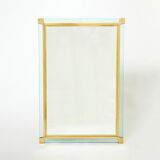Italian mirror brass glass of Murano 1970s 87x127cm
