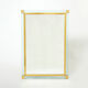 Italian mirror brass glass of Murano 1970s 87x127cm