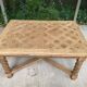 18th century monastery dining table renovated in solid oak 250cm