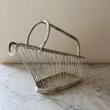 Silver-plated bottle holder