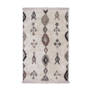 Tapis berbere 160x230 cm blanc