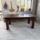 Dudouyt oak dining table 1940