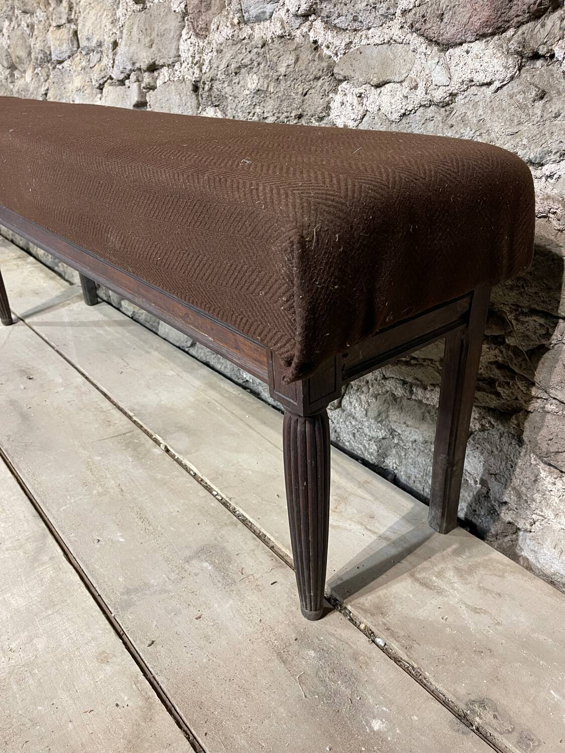 Parisian bistro bench