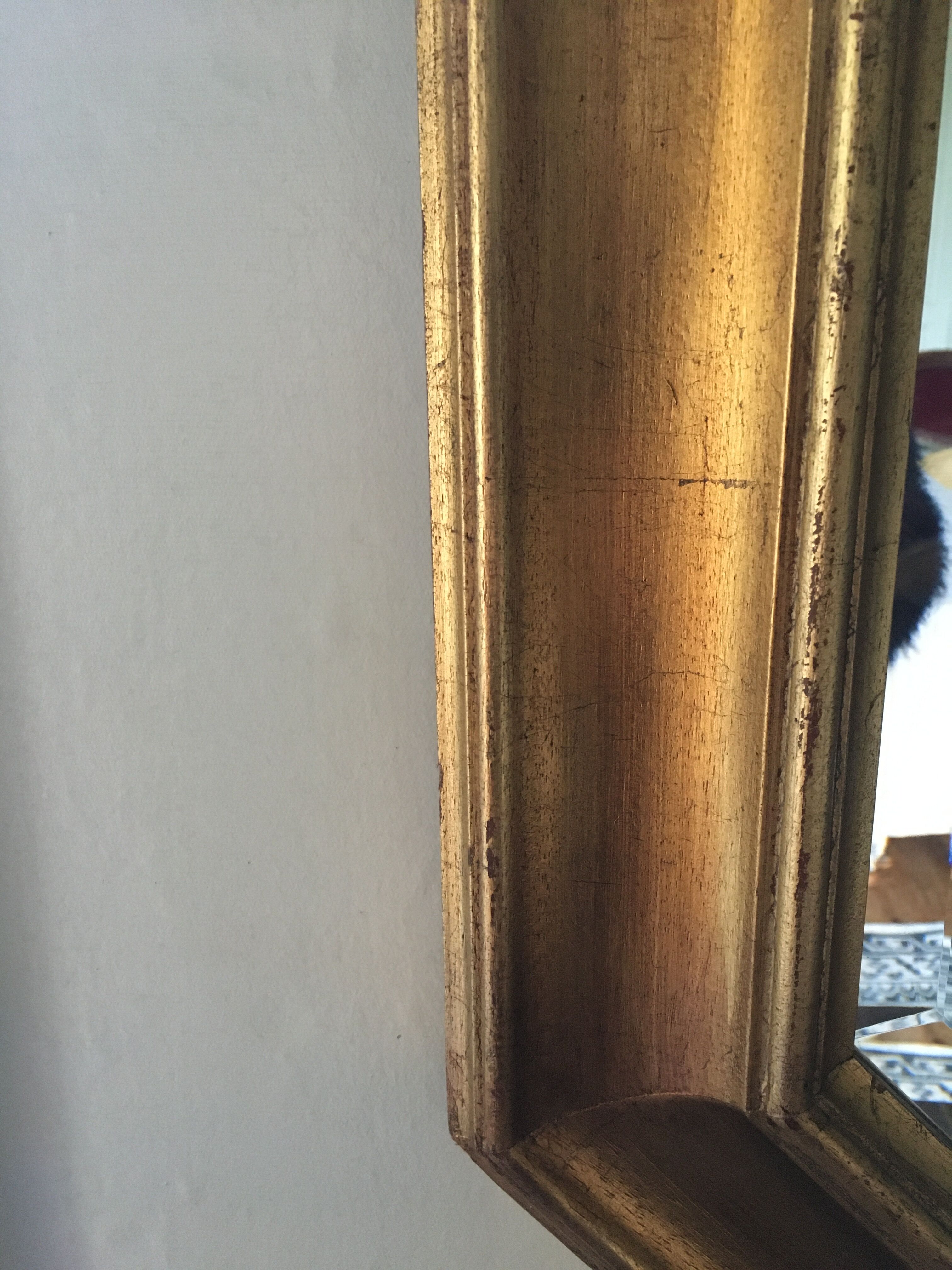 Octagonal mirror 78x58cm