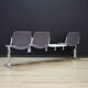 Grey aluminium bench, Danish design, 1960s, production: Denmark