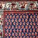 Vintage Indian carpet Seraband handmade 62cm x 124cm 1970s, 1C800