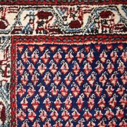 Vintage Indian carpet Seraband handmade 62cm x 124cm 1970s, 1C800